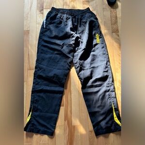 Black and Yellow Track Pants